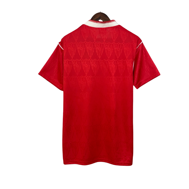 Camisa Retrô Sevilla 91/92 Away - Torcedor - Vermelho