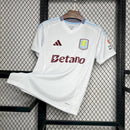 Camisa Aston Villa Away 24/25 - Torcedor Masculina - BRANCO