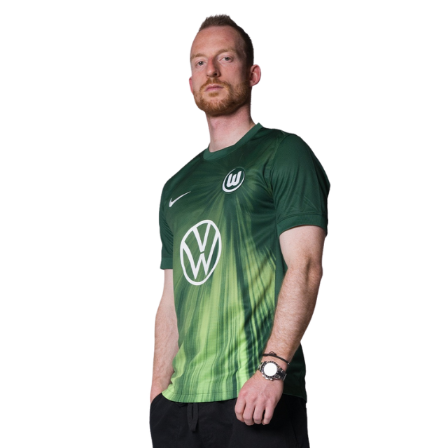 Camisa Wolfsburg I 25/26 - Torcedor Masculino - Verde