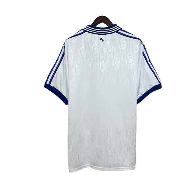 Camisa Retrô  Zaragoza 97/98 Home - Torcedor Masculina - Branca
