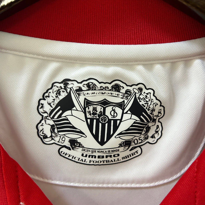 Camisa Retrô Sevilla 12/13 Home - Torcedor - Branca