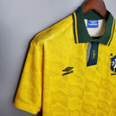 Camisa Retrô Seleção Brasil 1991/93 Home - Amarela