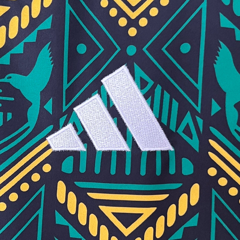 Camisa Seleção Jamaica II 24/25 - Torcedor Masculina - Preta com detalhes verde e amarelo