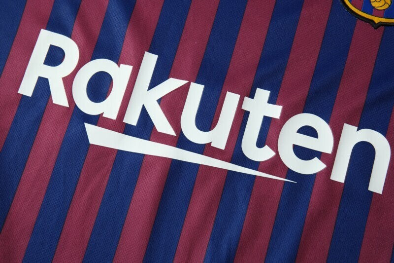 Camisa Barcelona Home 18/19 Torcedor Retrô - Masculina Azul e Grená