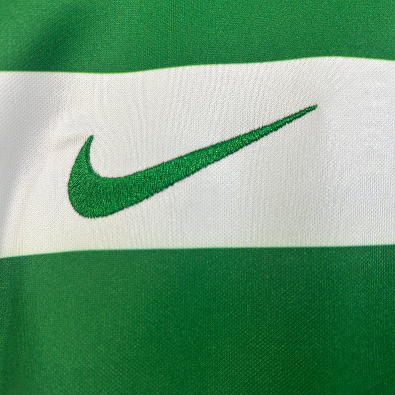 Kit Infantil Sporting I 25/26 - Verde e branco