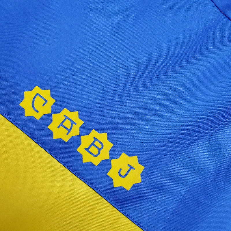 Camisa Retrô Boca Juniors 1981 - Masculina - Azul com detalhes em amarelo