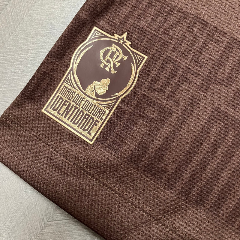 Camisa Flamengo identidade 24/25 -Torcedor Masculina - Marrom