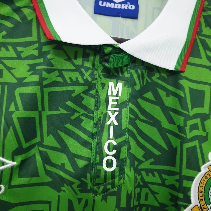 Camisa Retrô Seleção do México 2006 - Masculina - VERDE