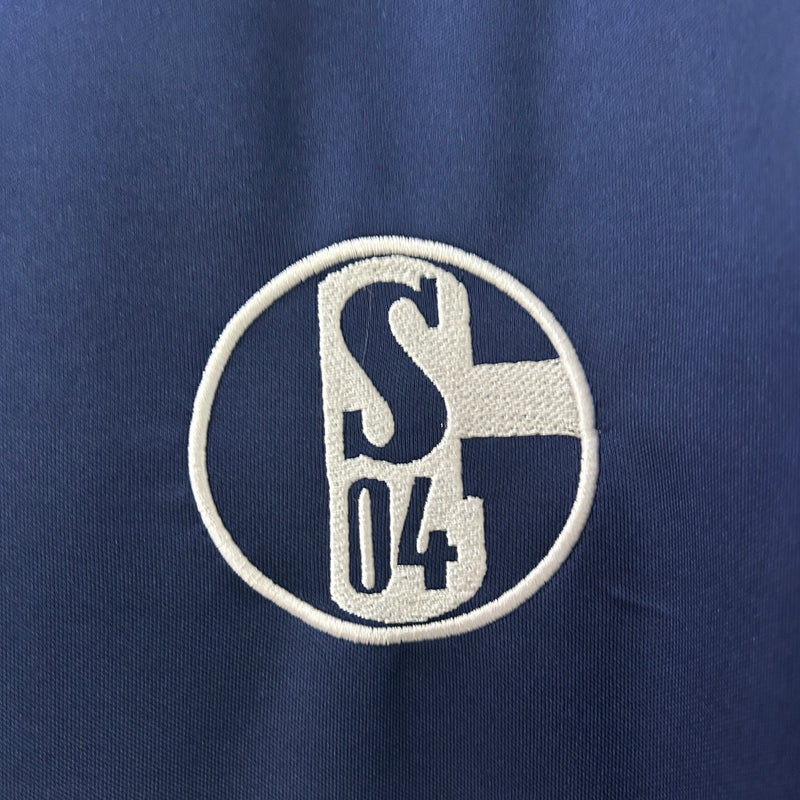 Camisa Retrô Schalke 04 II 2010/11 - Torcedor - Azul escuro
