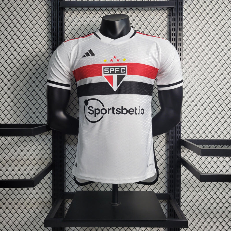 Camisa Oficial do São Paulo F.C - 23/24 - Versão Jogador - Personalizável