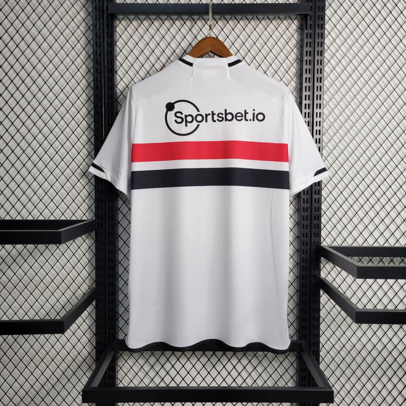 Camisa Oficial do São Paulo F.C - 23/24 - Versão Torcedor - Personalizável - Home