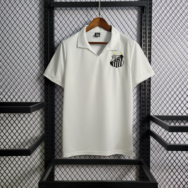 Camisa Santos Titular 1970 Branca- Retrô