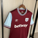 Camisa West Ham United Home 2024/25 - Vinho