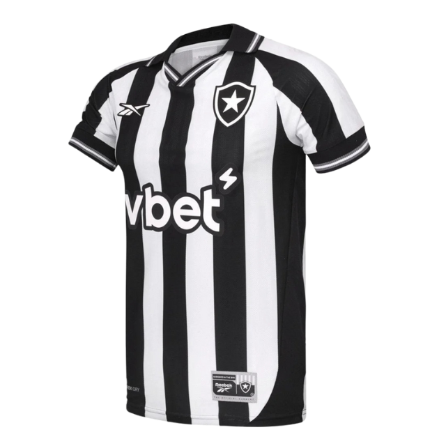 Camisa Botafogo Home 25/26 - Torcedor Masculina - Preto e branco