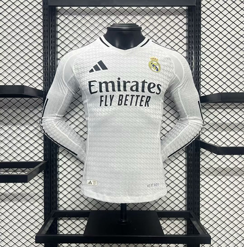 Camisa Real Madrid 2024/25 Home - Manga Longa