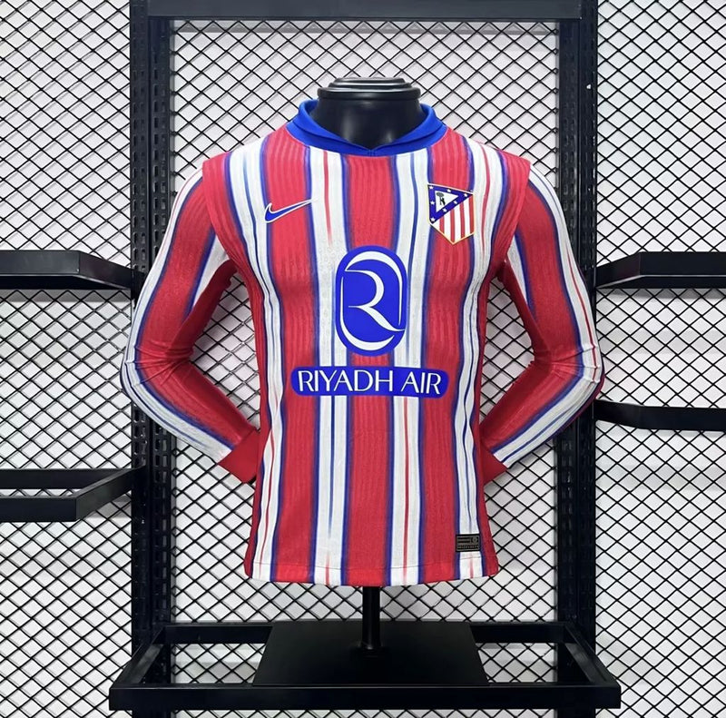 Camisa Atlético de Madrid 2024/25 Home - Jogador manga longa