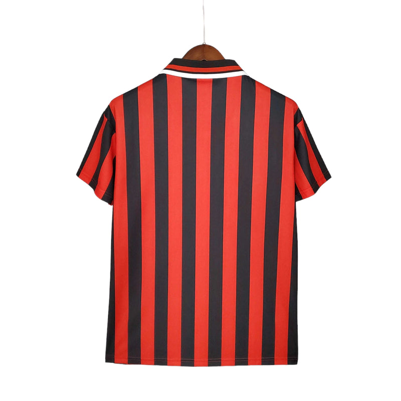 Camisa Manchester City Retrô 1994/1996 Vermelha e Preta