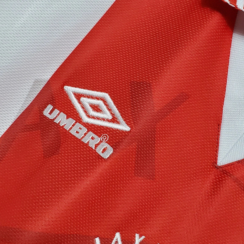 Camisa Ajax Retrô 1995/1996 Vermelha e Branca
