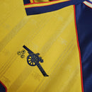 Camisa Retrô Arsenal 1989/1991 - Masculina - Amarela com detalhes em azul