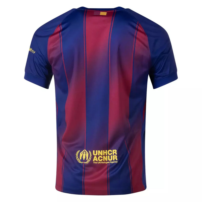 Camisa Barcelona I 25/26 - Torcedor Masculina - Azul e vermelha