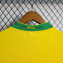 Camisa Retrô  Seleção Brasileira 2006 Home - Torcedor Masculina - Amarelo