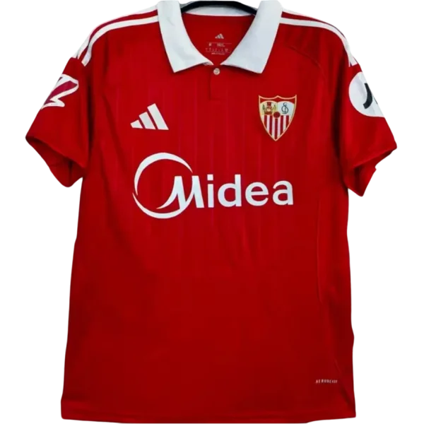 Camisa Sevilla Away 25/26 - Torcedor Masculina - Vermelha