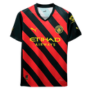 Camisa Manchester City II 22/23 Torcedor Masculina - Vermelho e Preto