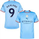 Camisa Manchester City I 22/23 - Torcedor Masculina Personalizada HAALAND Nº9