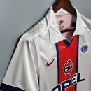 Camisa Retrô Paris Saint-Germain II 1998/1999 - Torcedor Masculina - Branca, azul e vermelha