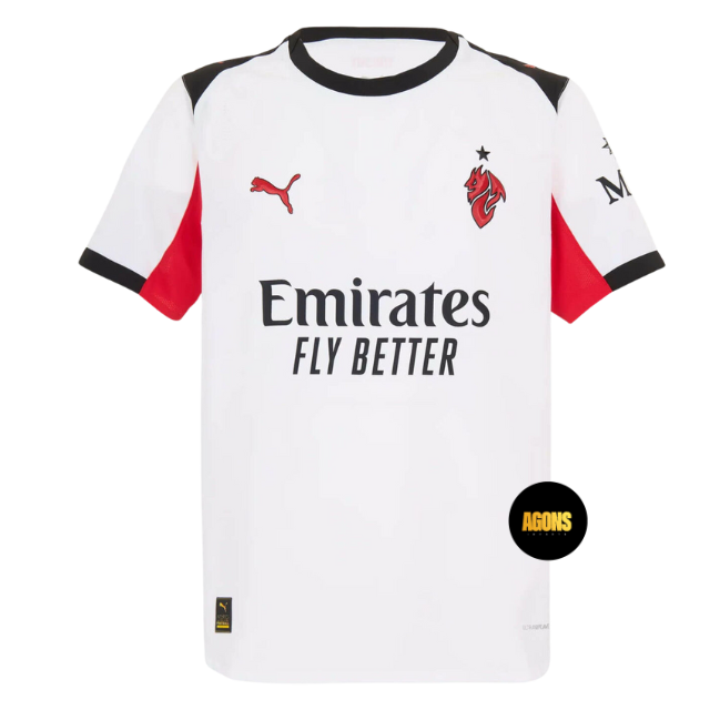 Camisa AC Milan II 25/26 - Torcedor Masculina - Branco