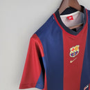 Camisa Retrô Barcelona Home 98/99 Torcedor Masculina - Azul e Grená