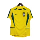 Camisa Retrô Seleção Brasileira 2002 Home - Torcedor - Amarela