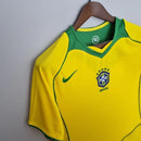 Camisa Retrô Seleção Brasileira 2004 I - Torcedor - Amarela