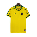 Camisa Retrô Seleção Brasil 1997/98 Home - Amarela