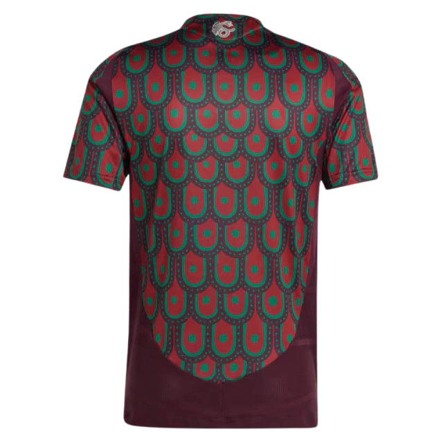 Camisa Seleção México I 2024/25 - Masculina Torcedor - Grená