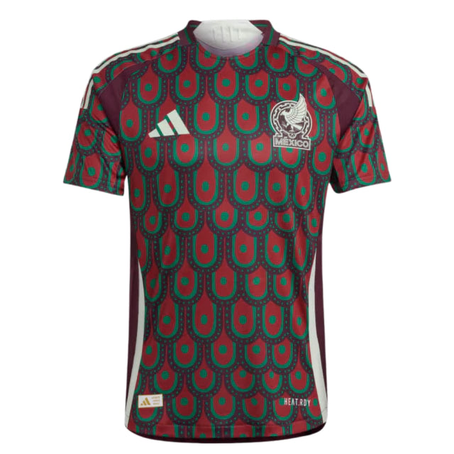 Camisa Seleção México I 2024/25 - Masculina Torcedor - Grená