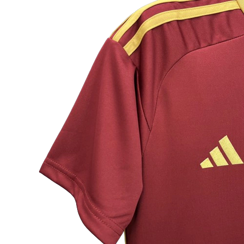 Camisa Seleção Venezuela I 24/25 - Torcedor Masculina - Vinho com detalhes em dourado