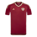 Camisa Seleção Venezuela I 24/25 - Torcedor Masculina - Vinho com detalhes em dourado