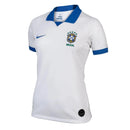 Camisa Seleção Brasileira Copa América 2019/2020 Torcedor  Feminina - Branca com detalhes em azul e verde