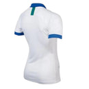 Camisa Seleção Brasileira Copa América 2019/2020 Torcedor  Feminina - Branca com detalhes em azul e verde