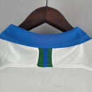 Camisa Seleção Brasileira Copa América 2019/2020 Torcedor  Feminina - Branca com detalhes em azul e verde