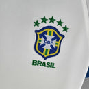 Camisa Seleção Brasileira Copa América 2019/2020 Torcedor  Feminina - Branca com detalhes em azul e verde