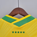 Camisa Seleção Brasileira Edição Especial Cristo Redentor Torcedor Masculina - Amarela