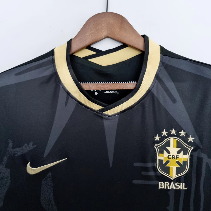 Camisa Seleção Brasileira Especial Nordeste Torcedor Masculina - Preta