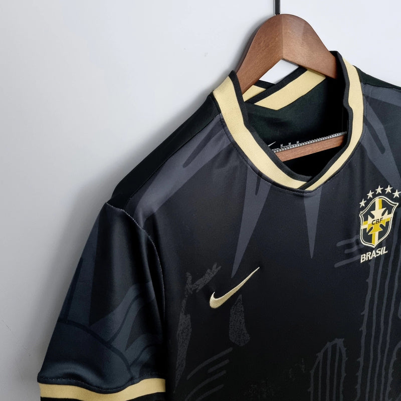 Camisa Seleção Brasileira Especial Nordeste Torcedor Masculina - Preta