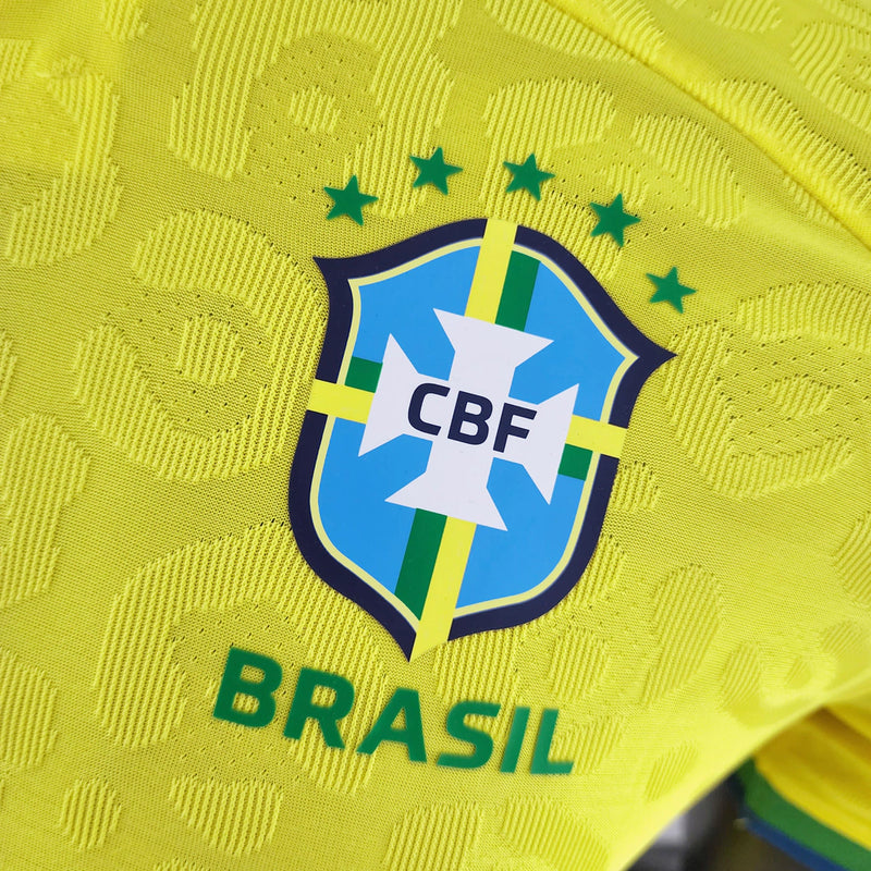 Camisa Seleção Brasileira I 2022 Jogador Masculina - Amarela