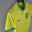 Camisa Seleção Brasileira I 2022 Torcedor Masculina - Amarela