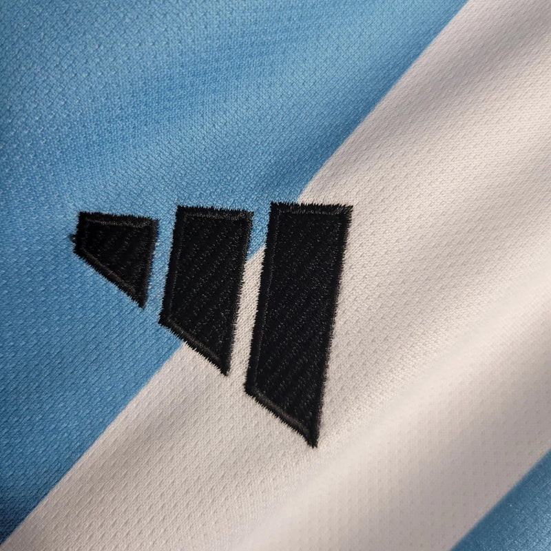 Camisa Seleção da Argentina Três Estrelas - 2022 Torcedor Masculina