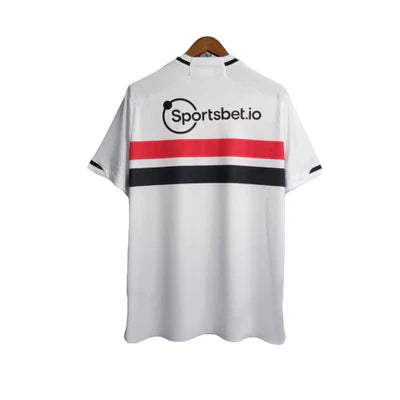 Camisa São Paulo I 23/24 - Torcedor Masculina - Branca com patrocínio