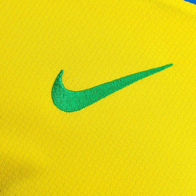 Camisa Seleção Brasileira I 25/26 - Torcedor Feminina - Amarela com detalhes em verde